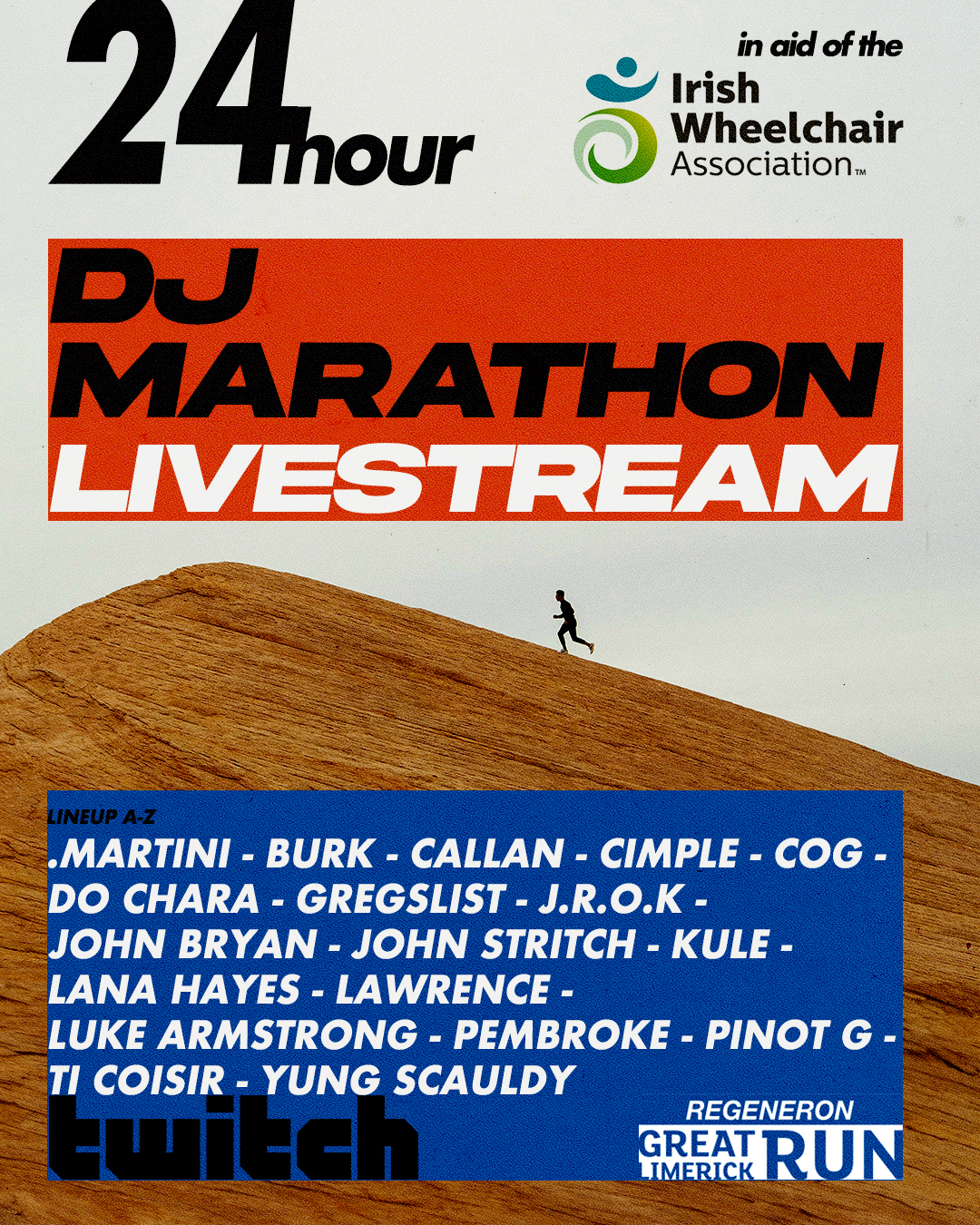 24 Hour Livestream Poster
